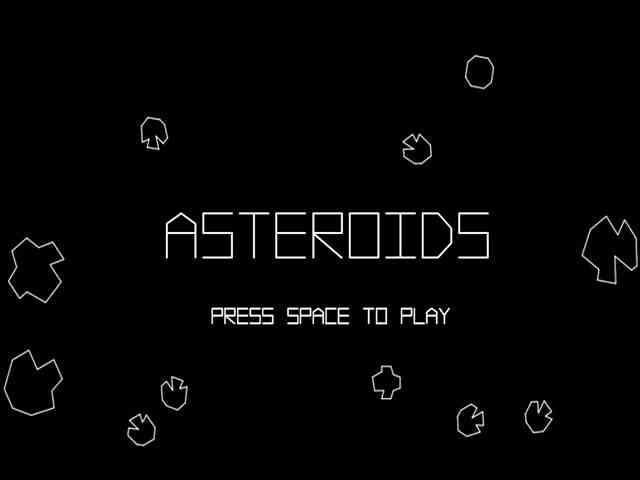 Play free Asteroids flash game at Arcader.com